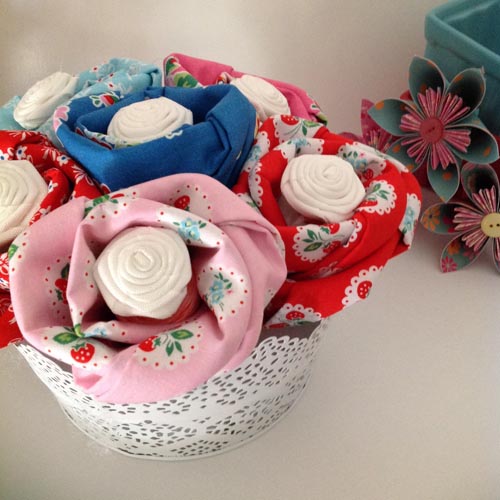 Fabric Flower Bouquet